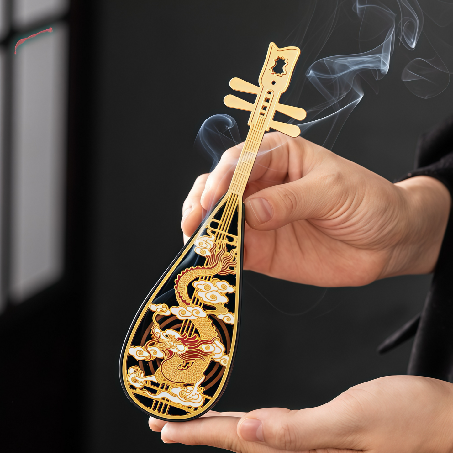 Pipa Incense Box Joss Stick Incense Coil Small Decoration