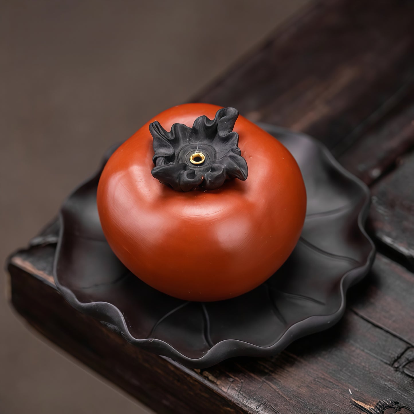 Purple Sand Persimmon Joss Stick and Tray