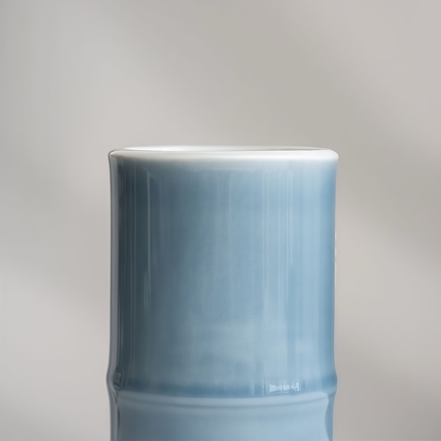 Light Blue Ceramic Pen Holder